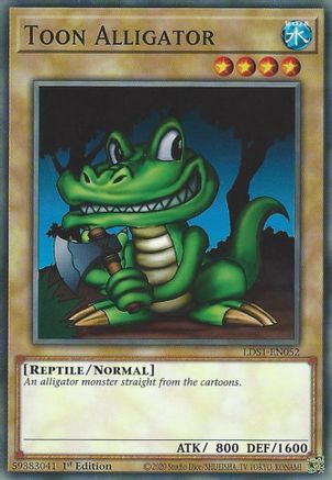 Toon Alligator (LDS1-EN052) - Legendary Duelists: Season 1 1st Edition - Premium Yugioh Single from Konami - Just $0.24! Shop now at Game Crave Tournament Store