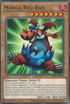 Manga Ryu-Ran (LDS1-EN053) - Legendary Duelists: Season 1 1st Edition - Premium Yugioh Single from Konami - Just $0.25! Shop now at Game Crave Tournament Store