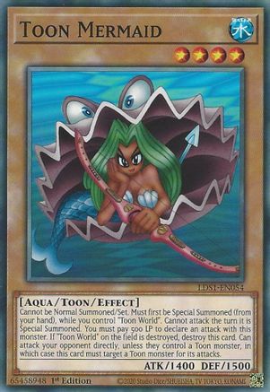 Toon Mermaid (LDS1-EN054) - Legendary Duelists: Season 1 1st Edition - Premium Yugioh Single from Konami - Just $0.37! Shop now at Game Crave Tournament Store
