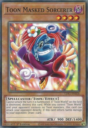 Toon Masked Sorcerer (LDS1-EN058) - Legendary Duelists: Season 1 1st Edition - Premium Yugioh Single from Konami - Just $0.30! Shop now at Game Crave Tournament Store