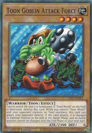 Toon Goblin Attack Force (LDS1-EN061) - Legendary Duelists: Season 1 1st Edition - Premium Yugioh Single from Konami - Just $0.26! Shop now at Game Crave Tournament Store