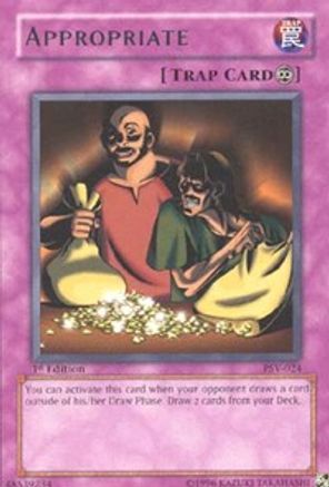 Appropriate (PSV-024) - Pharaoh's Servant 1st Edition - Premium Yugioh Single from Konami - Just $0.17! Shop now at Game Crave Tournament Store