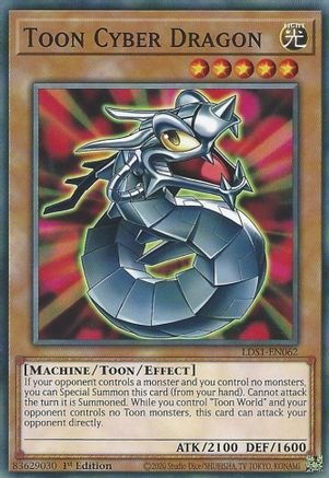 Toon Cyber Dragon (LDS1-EN062) - Legendary Duelists: Season 1 1st Edition - Premium Yugioh Single from Konami - Just $0.42! Shop now at Game Crave Tournament Store