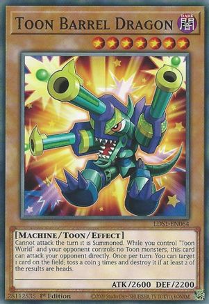 Toon Barrel Dragon (LDS1-EN064) - Legendary Duelists: Season 1 1st Edition - Premium Yugioh Single from Konami - Just $0.10! Shop now at Game Crave Tournament Store