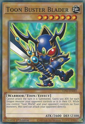 Toon Buster Blader (LDS1-EN065) - Legendary Duelists: Season 1 1st Edition - Premium Yugioh Single from Konami - Just $0.37! Shop now at Game Crave Tournament Store