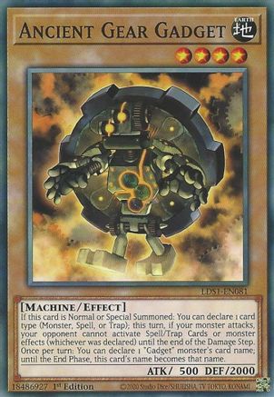 Ancient Gear Gadget (LDS1-EN081) - Legendary Duelists: Season 1 1st Edition - Premium Yugioh Single from Konami - Just $0.25! Shop now at Game Crave Tournament Store