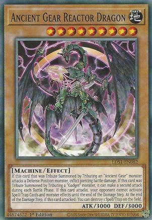 Ancient Gear Reactor Dragon (LDS1-EN082) - Legendary Duelists: Season 1 1st Edition - Premium Yugioh Single from Konami - Just $0.64! Shop now at Game Crave Tournament Store