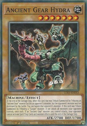 Ancient Gear Hydra (LDS1-EN083) - Legendary Duelists: Season 1 1st Edition - Premium Yugioh Single from Konami - Just $0.25! Shop now at Game Crave Tournament Store