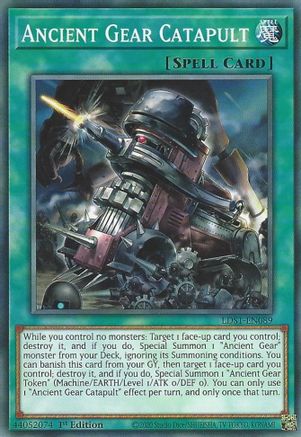 Ancient Gear Catapult (LDS1-EN089) - Legendary Duelists: Season 1 1st Edition - Premium Yugioh Single from Konami - Just $3.03! Shop now at Game Crave Tournament Store