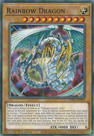 Rainbow Dragon (LDS1-EN099) - Legendary Duelists: Season 1 1st Edition - Premium Yugioh Single from Konami - Just $0.26! Shop now at Game Crave Tournament Store