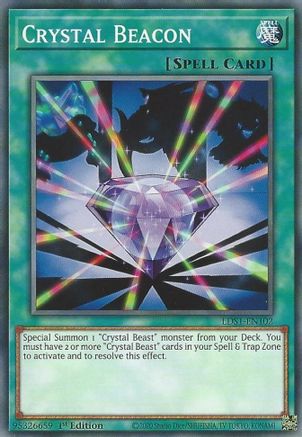 Crystal Beacon (LDS1-EN102) - Legendary Duelists: Season 1 1st Edition - Premium Yugioh Single from Konami - Just $0.25! Shop now at Game Crave Tournament Store