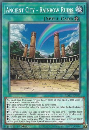 Ancient City - Rainbow Ruins (LDS1-EN103) - Legendary Duelists: Season 1 1st Edition - Premium Yugioh Single from Konami - Just $0.08! Shop now at Game Crave Tournament Store
