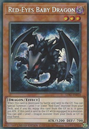 Red-Eyes Baby Dragon (LDS1-EN010) - Legendary Duelists: Season 1 Limited - Premium Yugioh Single from Konami - Just $7.94! Shop now at Game Crave Tournament Store