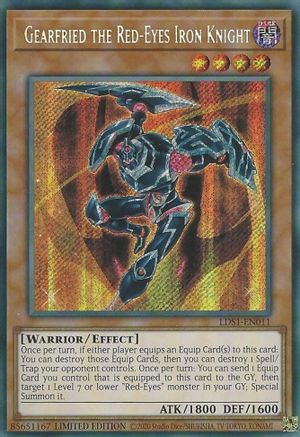 Gearfried the Red-Eyes Iron Knight (LDS1-EN011) - Legendary Duelists: Season 1 Limited - Premium Yugioh Single from Konami - Just $4.40! Shop now at Game Crave Tournament Store