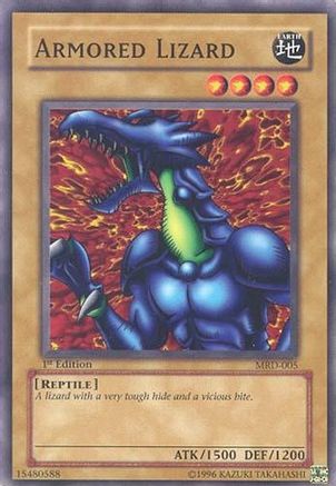 Armored Lizard (MRD-005) - Metal Raiders Unlimited - Premium Yugioh Single from Konami - Just $0.25! Shop now at Game Crave Tournament Store