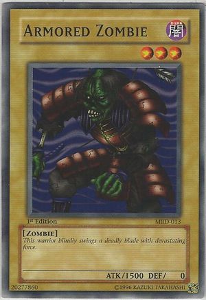 Armored Zombie (MRD-013) - Metal Raiders 1st Edition - Premium Yugioh Single from Konami - Just $1.29! Shop now at Game Crave Tournament Store