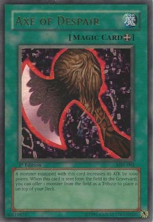 Axe of Despair (MRL-002) - Magic Ruler 1st Edition - Premium Yugioh Single from Konami - Just $18.97! Shop now at Game Crave Tournament Store