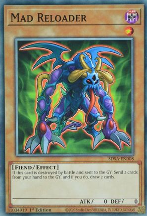 Mad Reloader (SDSA-EN008) - Structure Deck: Sacred Beasts 1st Edition - Premium Yugioh Single from Konami - Just $0.08! Shop now at Game Crave Tournament Store