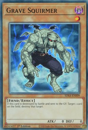 Grave Squirmer (SDSA-EN009) - Structure Deck: Sacred Beasts 1st Edition - Premium Yugioh Single from Konami - Just $0.25! Shop now at Game Crave Tournament Store