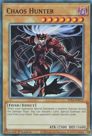 Chaos Hunter (SDSA-EN013) - Structure Deck: Sacred Beasts 1st Edition - Premium Yugioh Single from Konami - Just $0.25! Shop now at Game Crave Tournament Store
