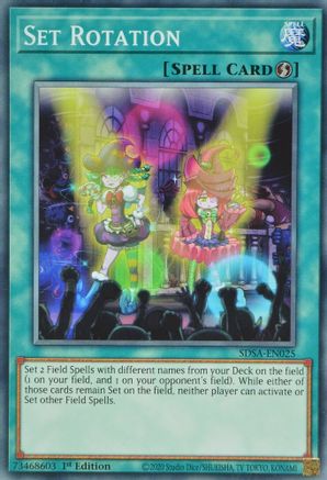 Set Rotation (SDSA-EN025) - Structure Deck: Sacred Beasts 1st Edition - Premium Yugioh Single from Konami - Just $0.25! Shop now at Game Crave Tournament Store