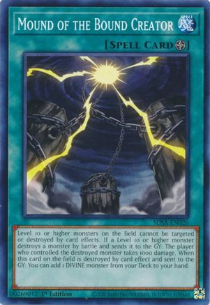 Mound of the Bound Creator (SDSA-EN026) - Structure Deck: Sacred Beasts 1st Edition - Premium Yugioh Single from Konami - Just $0.25! Shop now at Game Crave Tournament Store