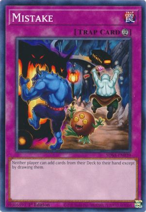 Mistake (SDSA-EN039) - Structure Deck: Sacred Beasts 1st Edition - Premium Yugioh Single from Konami - Just $0.25! Shop now at Game Crave Tournament Store
