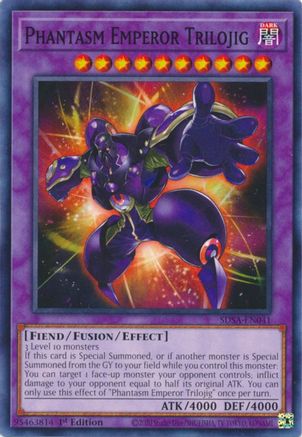 Phantasm Emperor Trilojig (SDSA-EN041) - Structure Deck: Sacred Beasts 1st Edition - Premium Yugioh Single from Konami - Just $0.25! Shop now at Game Crave Tournament Store