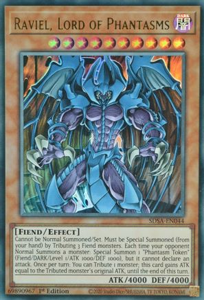 Raviel, Lord of Phantasms (SDSA-EN044) - Structure Deck: Sacred Beasts 1st Edition - Premium Yugioh Single from Konami - Just $0.33! Shop now at Game Crave Tournament Store