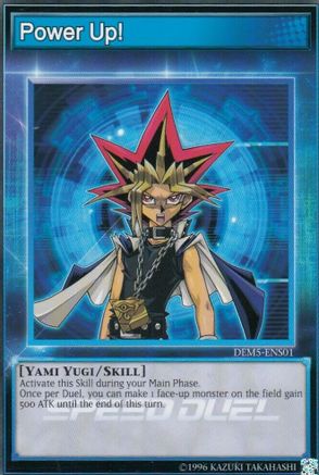 Power Up! (DEM5-ENS01) - Speed Duel Demo Deck Unlimited - Premium Yugioh Single from Konami - Just $0.62! Shop now at Game Crave Tournament Store