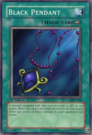 Black Pendant (MRL-003) - Magic Ruler 1st Edition - Premium Yugioh Single from Konami - Just $2.34! Shop now at Game Crave Tournament Store