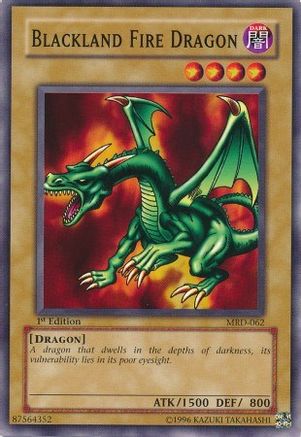 Blackland Fire Dragon (MRD-062) - Metal Raiders 1st Edition - Premium Yugioh Single from Konami - Just $0.87! Shop now at Game Crave Tournament Store