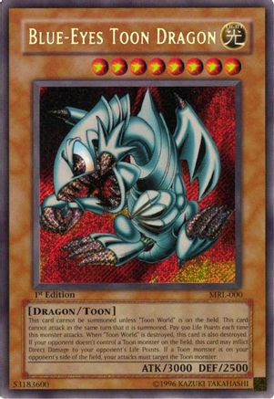 Blue-Eyes Toon Dragon (MRL-000) - Magic Ruler 1st Edition - Premium Yugioh Single from Konami - Just $261.36! Shop now at Game Crave Tournament Store
