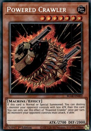 Powered Crawler (BLAR-EN002) - Battles of Legend: Armageddon 1st Edition - Premium Yugioh Single from Konami - Just $0.25! Shop now at Game Crave Tournament Store