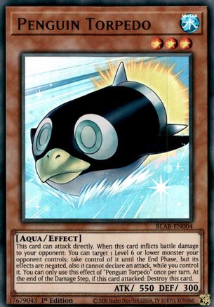 Penguin Torpedo (BLAR-EN004) - Battles of Legend: Armageddon 1st Edition - Premium Yugioh Single from Konami - Just $0.25! Shop now at Game Crave Tournament Store