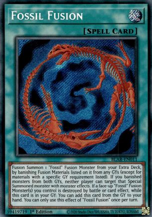 Fossil Fusion (BLAR-EN011) - Battles of Legend: Armageddon 1st Edition - Premium Yugioh Single from Konami - Just $0.30! Shop now at Game Crave Tournament Store