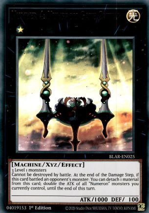 Number 4: Numeron Gate Catvari (BLAR-EN025) - Battles of Legend: Armageddon 1st Edition - Premium Yugioh Single from Konami - Just $0.25! Shop now at Game Crave Tournament Store