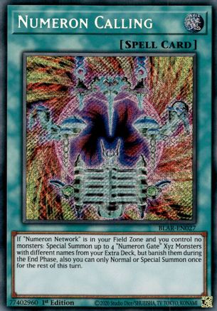 Numeron Calling (BLAR-EN027) - Battles of Legend: Armageddon 1st Edition - Premium Yugioh Single from Konami - Just $0.29! Shop now at Game Crave Tournament Store