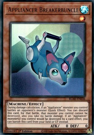 Appliancer Breakerbuncle (BLAR-EN036) - Battles of Legend: Armageddon 1st Edition - Premium Yugioh Single from Konami - Just $0.25! Shop now at Game Crave Tournament Store