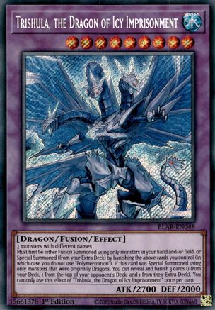 Trishula, the Dragon of Icy Imprisonment (BLAR-EN048) - Battles of Legend: Armageddon 1st Edition - Premium Yugioh Single from Konami - Just $1.83! Shop now at Game Crave Tournament Store