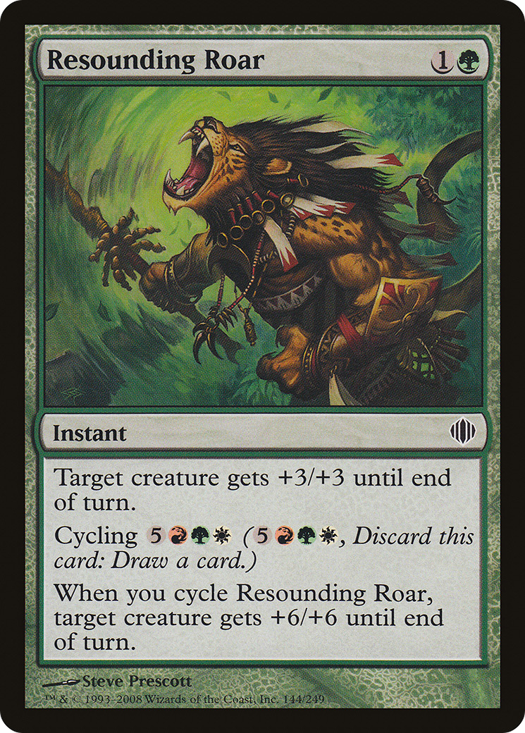 Resounding Roar (ALA-144) - Shards of Alara - Premium MTG Single from Wizards of the Coast - Just $0.25! Shop now at Game Crave Tournament Store