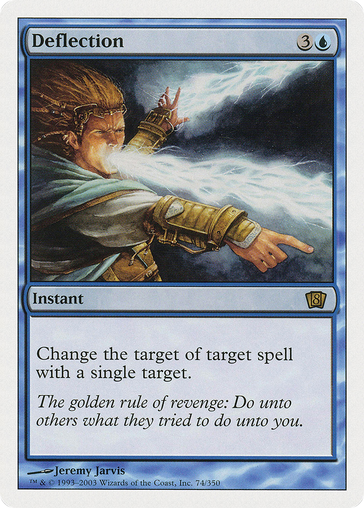 Deflection (8ED-074) - Eighth Edition - Premium MTG Single from Wizards of the Coast - Just $0.08! Shop now at Game Crave Tournament Store