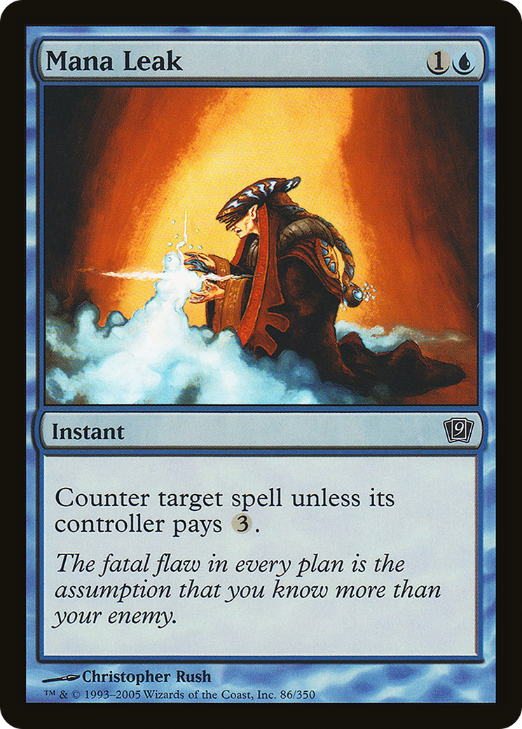 Mana Leak (9ED-86★) - Ninth Edition Foil - Premium MTG Single from Wizards of the Coast - Just $1.54! Shop now at Game Crave Tournament Store