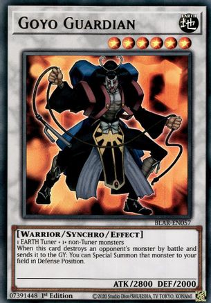 Goyo Guardian (BLAR-EN057) - Battles of Legend: Armageddon 1st Edition - Premium Yugioh Single from Konami - Just $0.72! Shop now at Game Crave Tournament Store