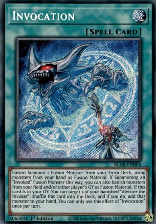 Invocation (BLAR-EN084) - Battles of Legend: Armageddon 1st Edition - Premium Yugioh Single from Konami - Just $2.78! Shop now at Game Crave Tournament Store
