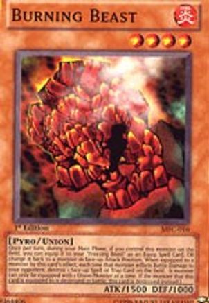 Burning Beast (MFC-016) - Magician's Force Unlimited - Premium Yugioh Single from Konami - Just $0.25! Shop now at Game Crave Tournament Store