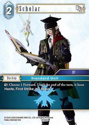 Scholar (XIV) (OPUS XII) Foil - Premium Final Fantasy Single from Opus XII - Just $0.27! Shop now at Game Crave Tournament Store