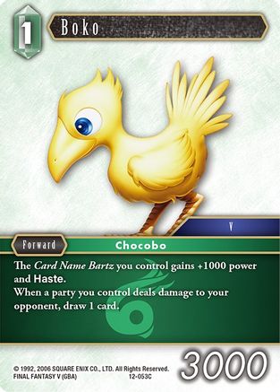 Boko (OPUS XII) Foil - Premium Final Fantasy Single from Opus XII - Just $0.74! Shop now at Game Crave Tournament Store