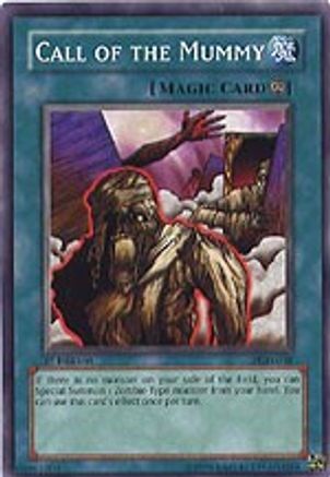 Call of the Mummy (PGD-038) - Pharaonic Guardian 1st Edition - Premium Yugioh Single from Konami - Just $0.26! Shop now at Game Crave Tournament Store