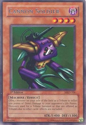 Cannon Soldier (MRD-106) - Metal Raiders 1st Edition - Premium Yugioh Single from Konami - Just $7.13! Shop now at Game Crave Tournament Store